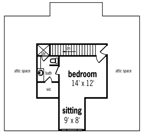 upper floor house blueprint