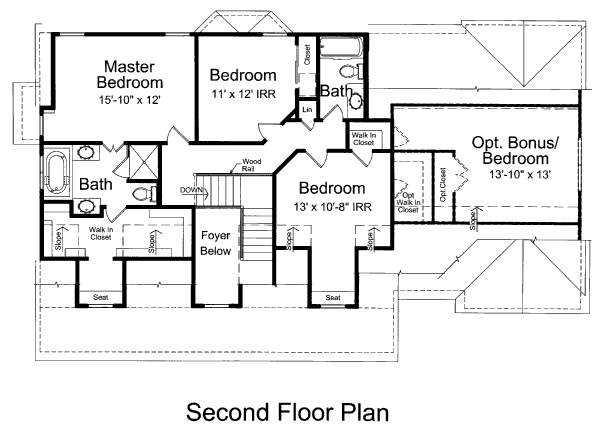 upper floor house blueprint