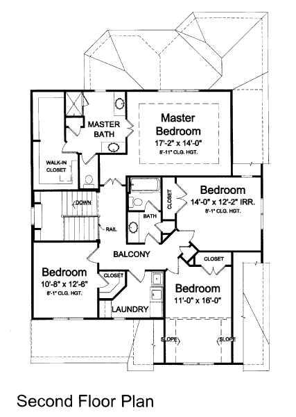 upper floor house blueprint