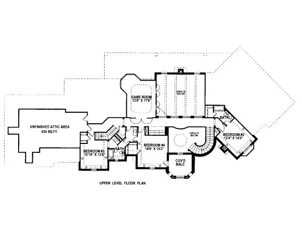 upper floor house blueprint