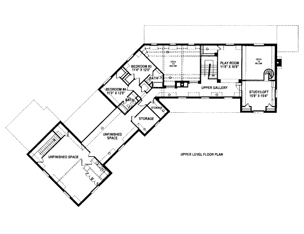 upper floor house blueprint