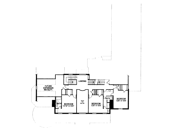 upper floor house blueprint