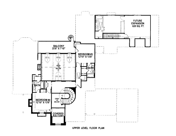upper floor house blueprint