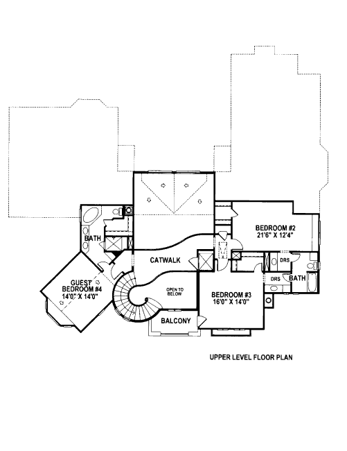 upper floor house blueprint