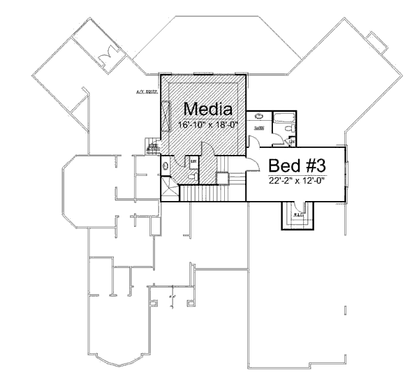 upper floor house blueprint