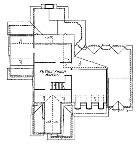upper floor house blueprint