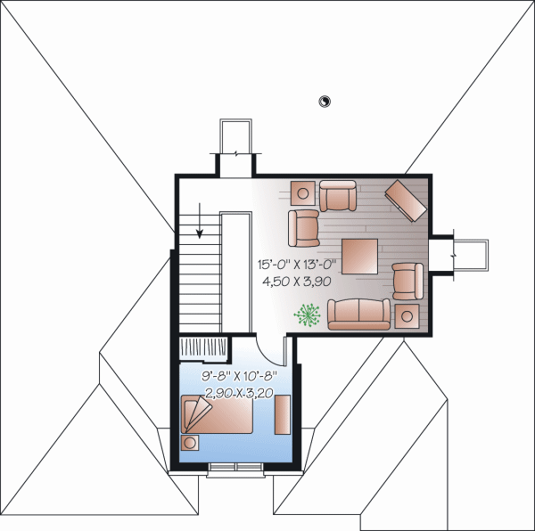 upper floor house blueprint