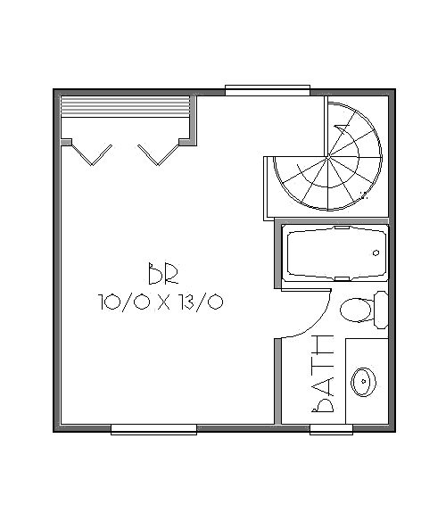 upper floor house blueprint