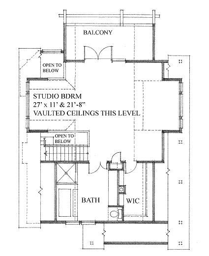 upper floor house blueprint