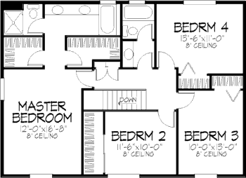 upper floor house blueprint