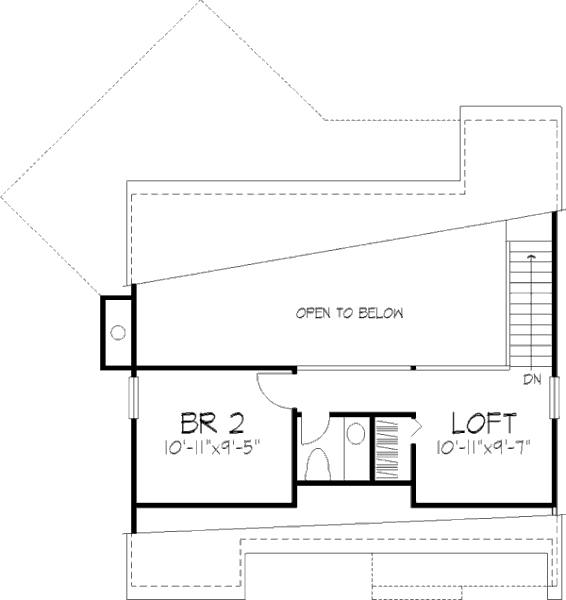 upper floor house blueprint