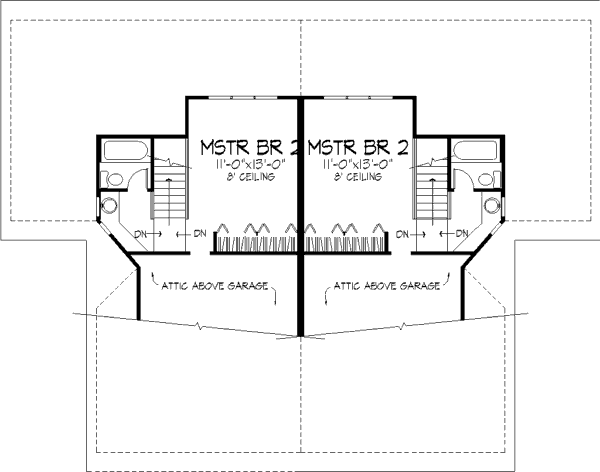 upper floor house blueprint