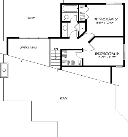 upper floor house blueprint