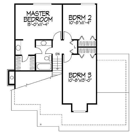 upper floor house blueprint