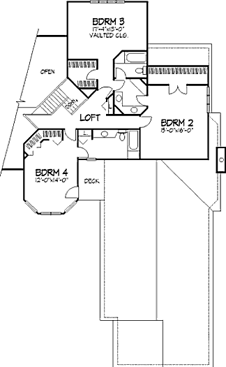upper floor house blueprint
