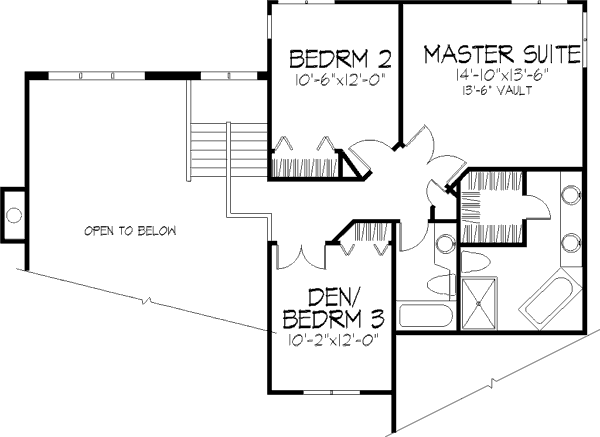 upper floor house blueprint