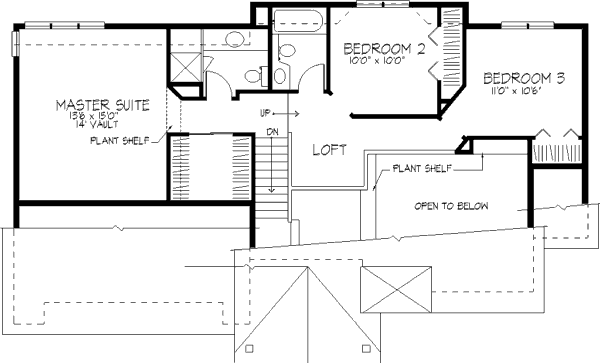upper floor house blueprint