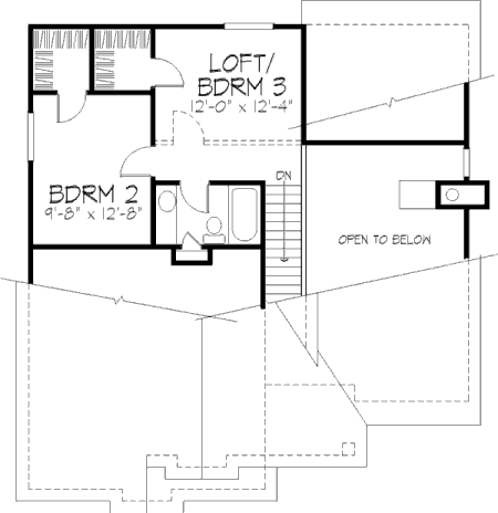 upper floor house blueprint