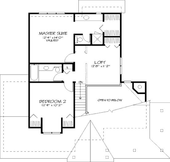 upper floor house blueprint