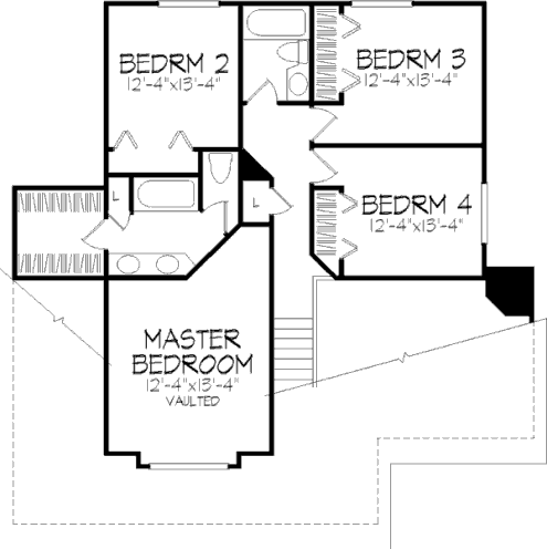 upper floor house blueprint