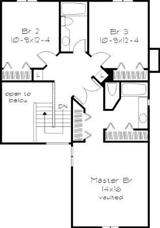 upper floor house blueprint