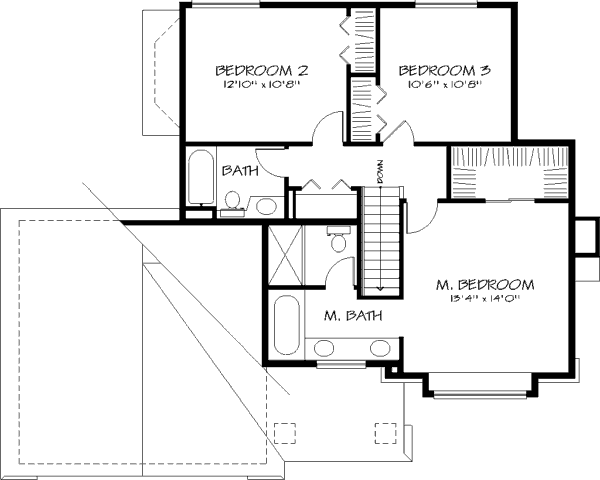 upper floor house blueprint