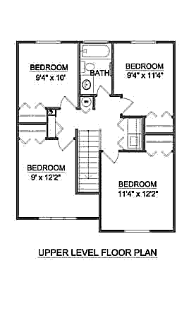 upper floor house blueprint