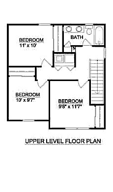 upper floor house blueprint