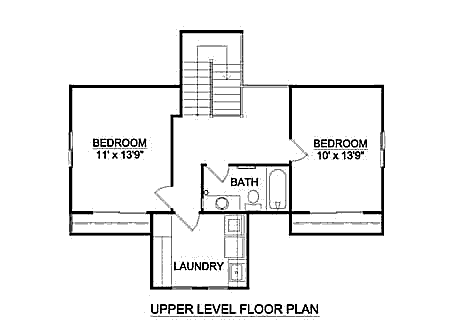 upper floor house blueprint