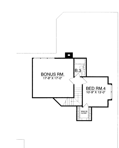 upper floor house blueprint
