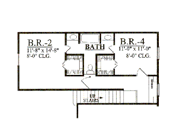 upper floor house blueprint
