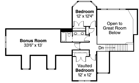 upper floor house blueprint