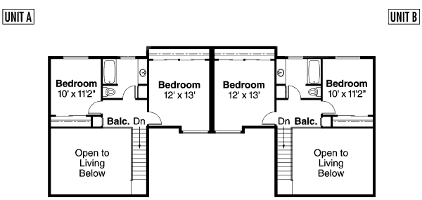 upper floor house blueprint
