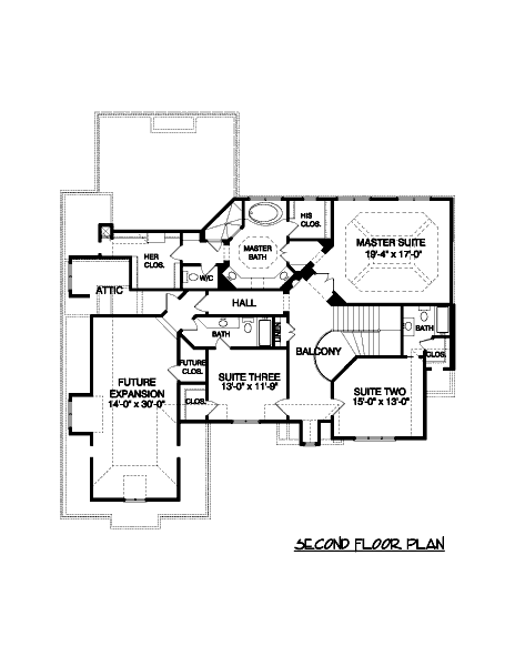 upper floor house blueprint