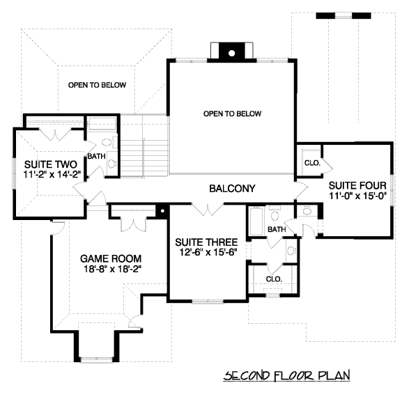 upper floor house blueprint