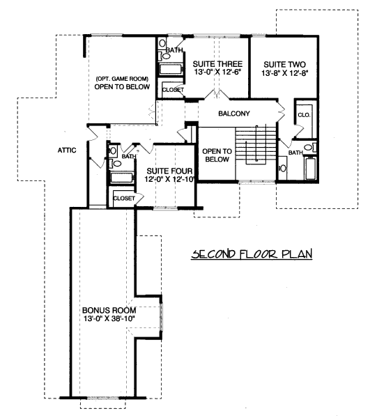 upper floor house blueprint