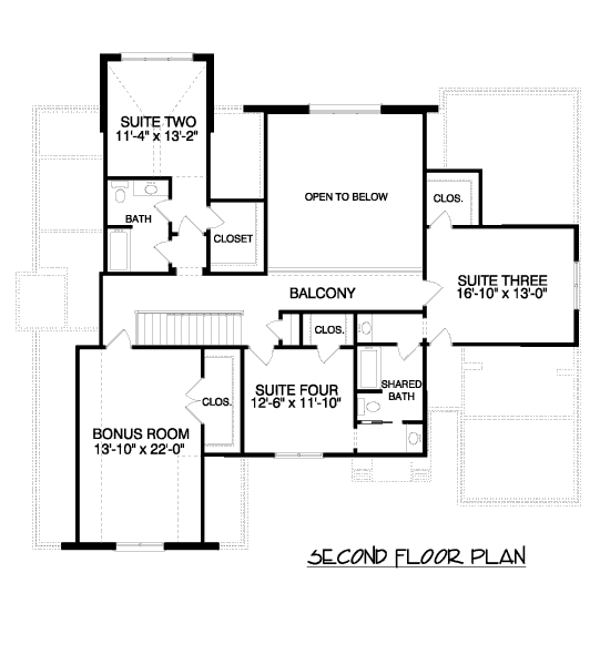 upper floor house blueprint