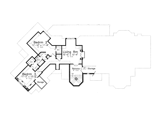 upper floor house blueprint