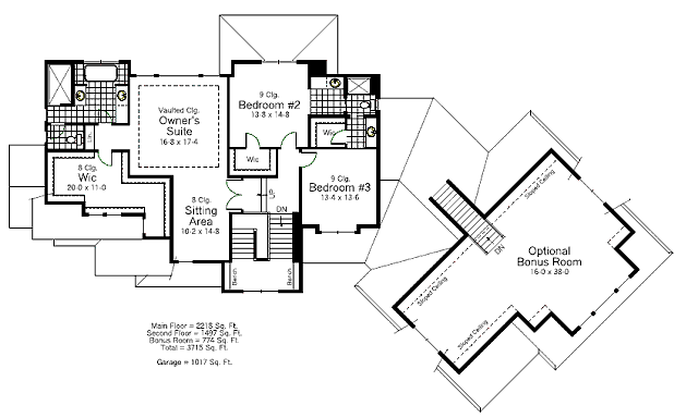 upper floor house blueprint