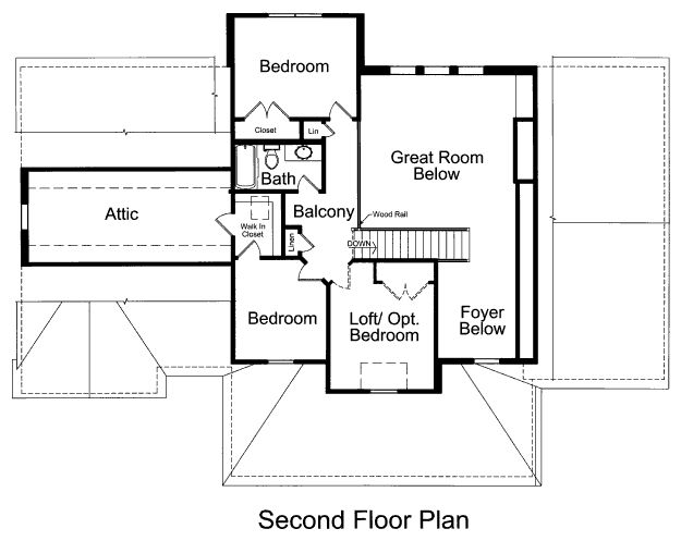 upper floor house blueprint