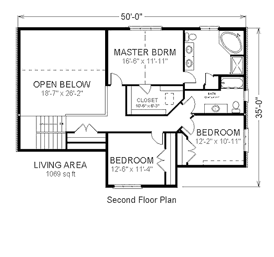 upper floor house blueprint
