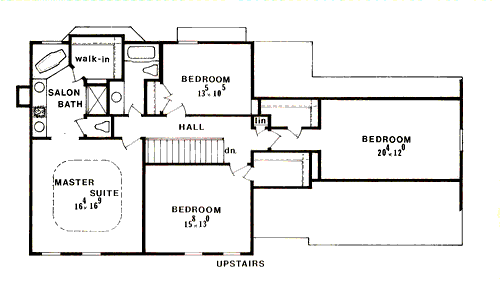 upper floor house blueprint