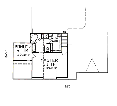 upper floor house blueprint