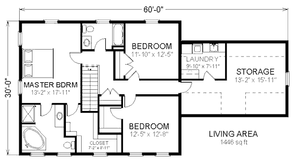 upper floor house blueprint