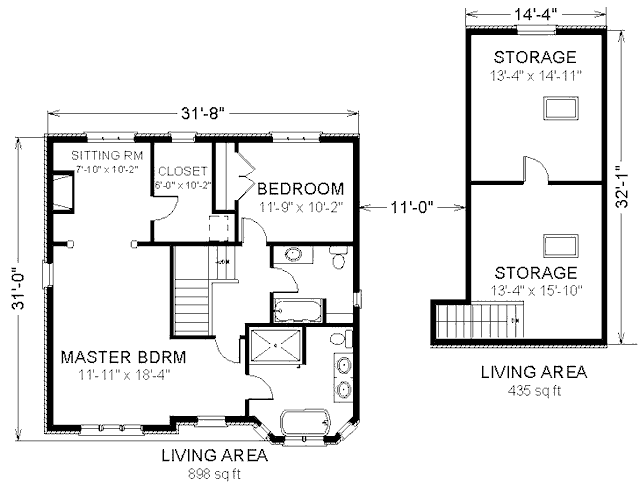 upper floor house blueprint