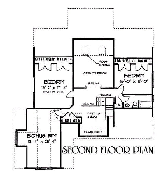 upper floor house blueprint
