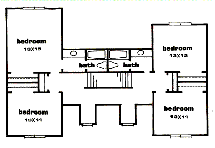 upper floor house blueprint