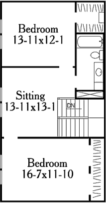 upper floor house blueprint