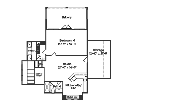 upper floor house blueprint