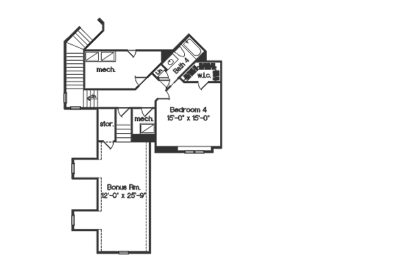 upper floor house blueprint